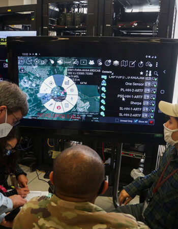 Integrated command-and-control systems undergoing testing and evaluation