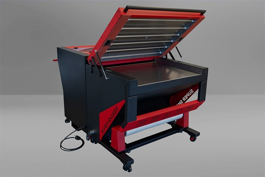 BMAC Super Shaker industrial printing system